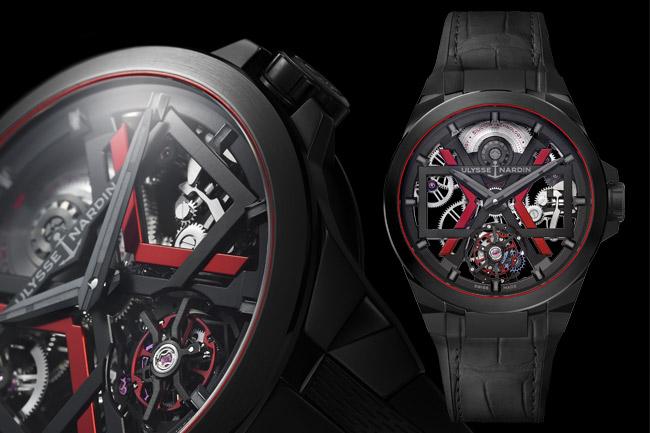 雅典錶ULYSSE NARDIN Blast鏤空陀飛輪腕錶 T-1723-400/BLACK