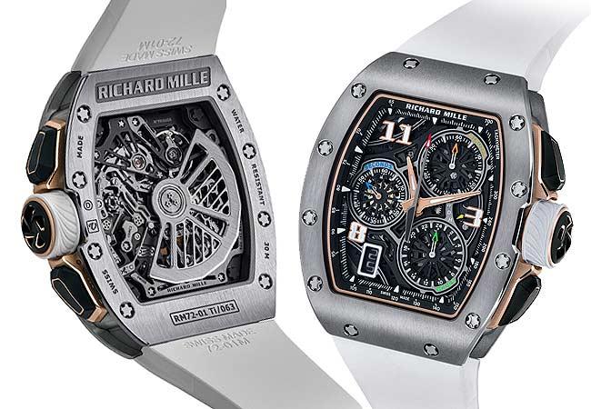 RICHARD MILLE RM 72-01與CRMC1自動計時機芯