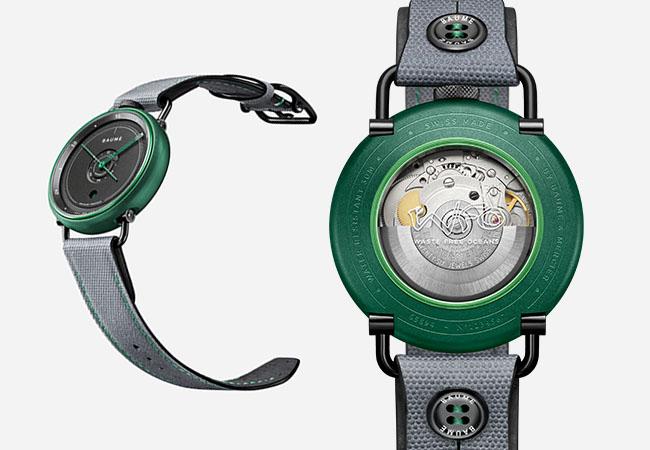 名士BAUME & MERCIER 海洋限定款自動腕錶帶