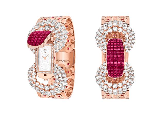 梵克雅寶Van Cleef & Arpels Rose de Noël系列Ludo Secret腕錶