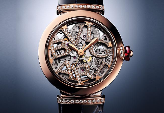寶格麗BVLGARI LVCEA SKELETON 鏤空鑲鑽腕錶,型號:103502