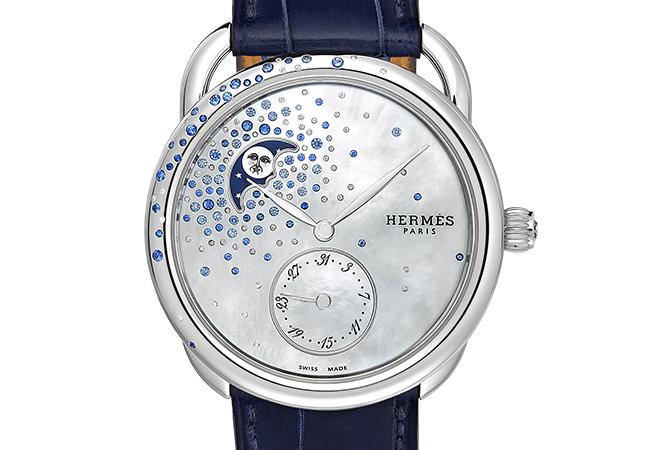愛馬仕HERMES Arceau Petite Lune小月相腕錶