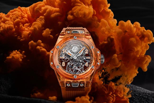 HUBLOT Big Bang Tourbillon Automatic Orange Sapphire冰橙藍寶石陀飛輪自動上鍊腕錶