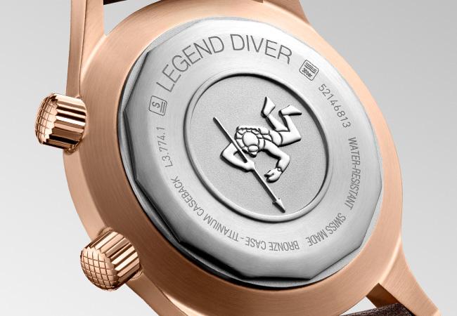 浪琴Longines Legend Diver復刻傳奇潛水腕錶,型號: L3.774.1.50.2