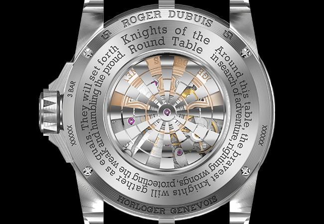ROGER DUBUIS王者系列圓桌騎士限量腕錶,型號:DBEX0806