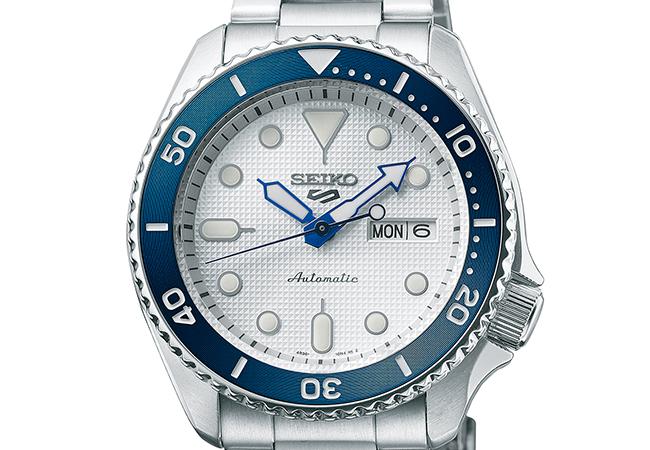 Seiko 5 Sports 腕錶Seiko 140週年限量款,型號:SRPG47