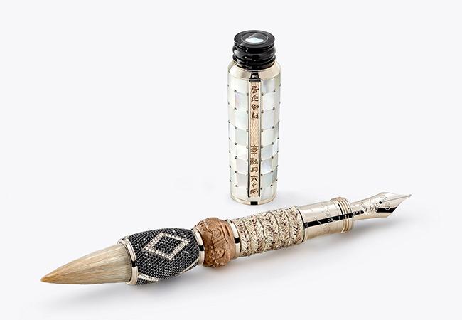 萬寶龍高藝術性系列向萬里長城致敬限量款10—漢·流金絲路