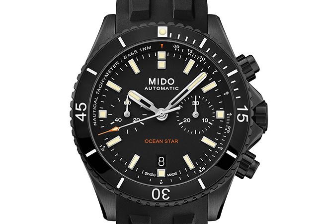 美度表Ocean Star Chronograph海洋之星計時碼錶特別版。型號:M026.627.37.051.00