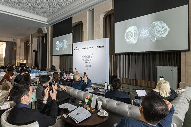 2021 LVMH Watch Week從線上平台與媒體對話。