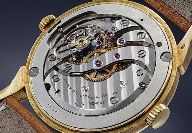 百達翡麗PATEK PHILIPPE型號2523黃金腕錶配歐亞大陸掐絲琺瑯錶盤