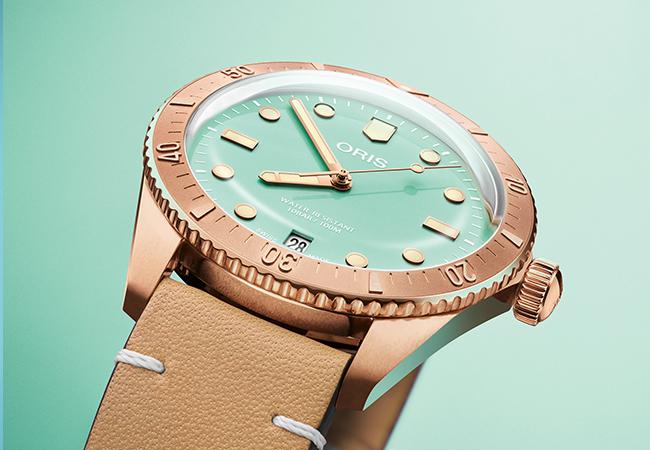 豪利時ORIS Divers Sixty-Five Cotton Candy腕錶