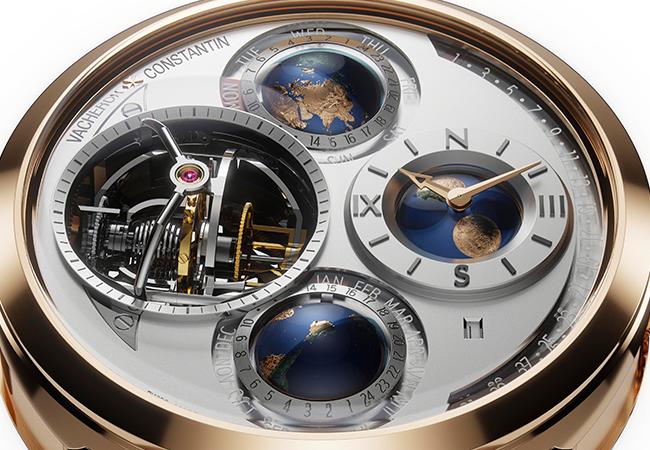 江詩丹頓VACHERON CONSTANTIN Les Cabinotiers Planetaria閣樓工匠渾天儀式陀飛輪萬年曆腕錶
