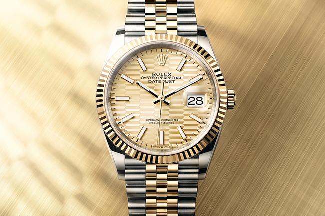 勞力士Datejust 36三角坑紋面盤