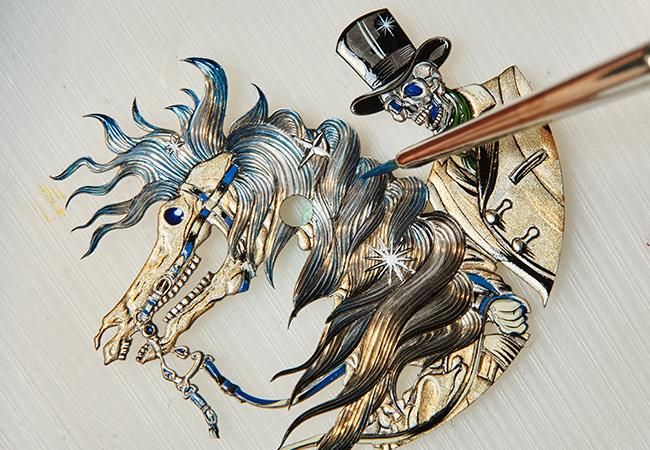愛馬仕Slim d’Hermès C’est la fête工藝腕錶