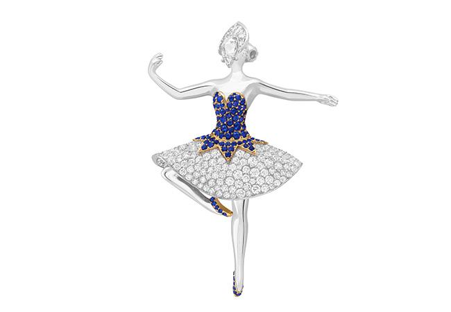 Carlota ballerina胸針
