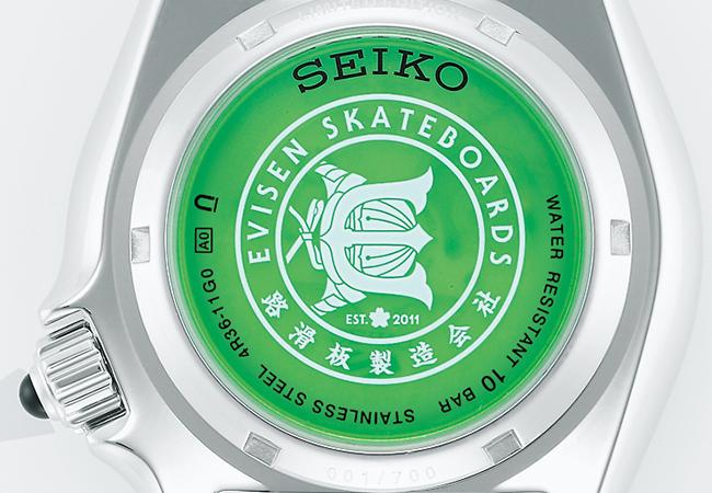 Seiko 5 Sports X Evisen Skateboards聯名限量腕錶