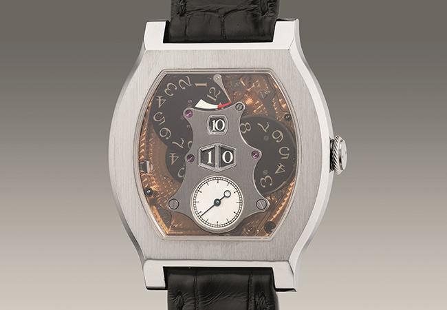 F.P. Journe Vagabondage II限量版鉑金酒桶形半鏤空腕錶
