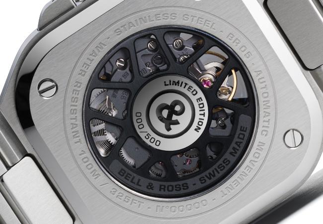 BELL & ROSS BR 05 Skeleton Nightlum鏤通夜光腕錶