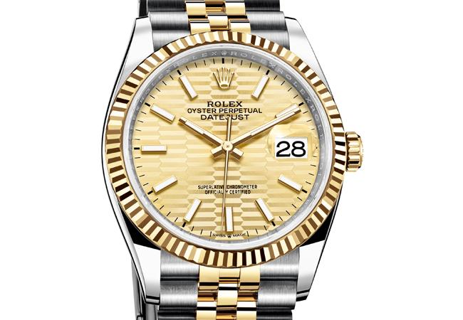 勞力士ROLEX Datejust 36 126233三角坑紋腕錶