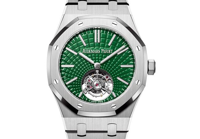 愛彼AUDEMARS PIGUET皇家橡樹飛行陀飛輪自動腕錶
