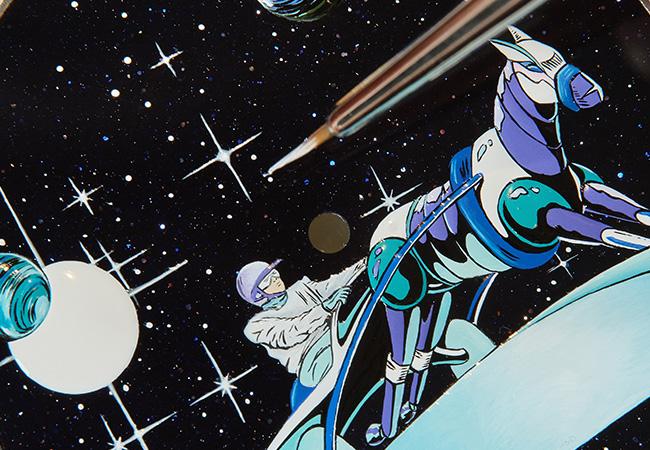 愛馬仕ARCEAU Space Derby微繪工藝腕錶