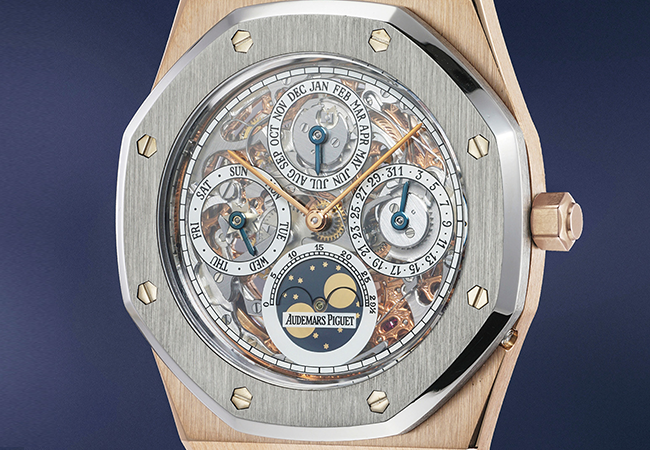 愛彼AUDEMARS PIGUET 皇家橡樹鏤雕萬年曆Ref. 25636RP Royal Oak Quantieme Perpetuel Automatic