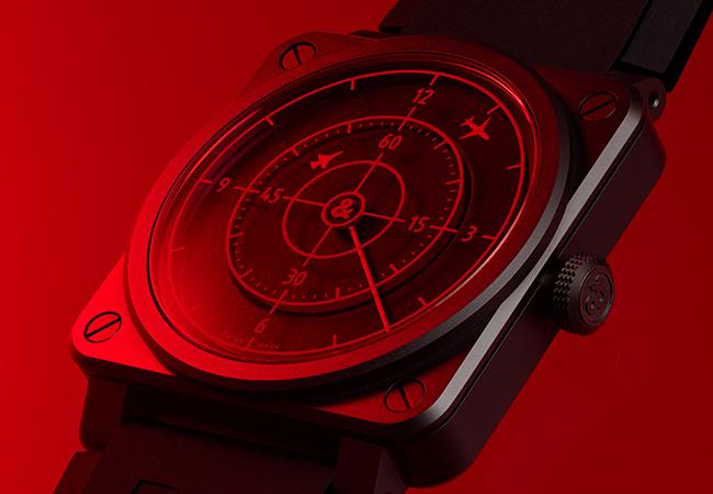 BELL & ROSS BR 03-92 Red Radar Ceramic