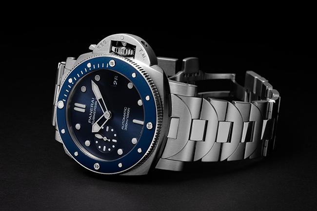 沛納海Submersible Blu Notte專業潛水腕錶