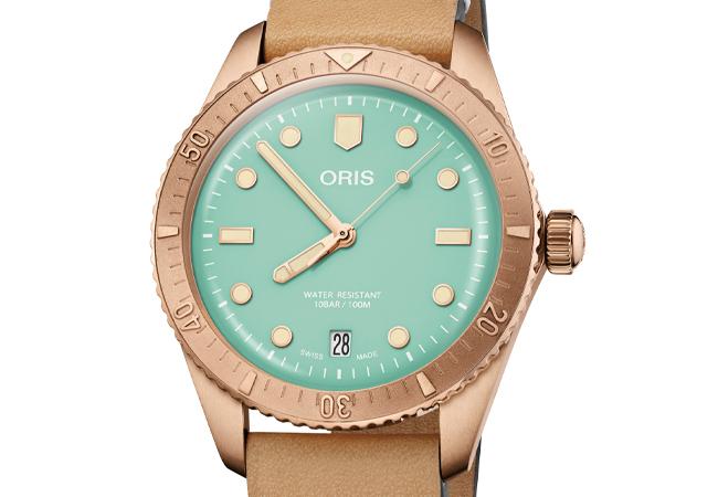 豪利時ORIS Divers Sixty-Five “Cotton Candy”