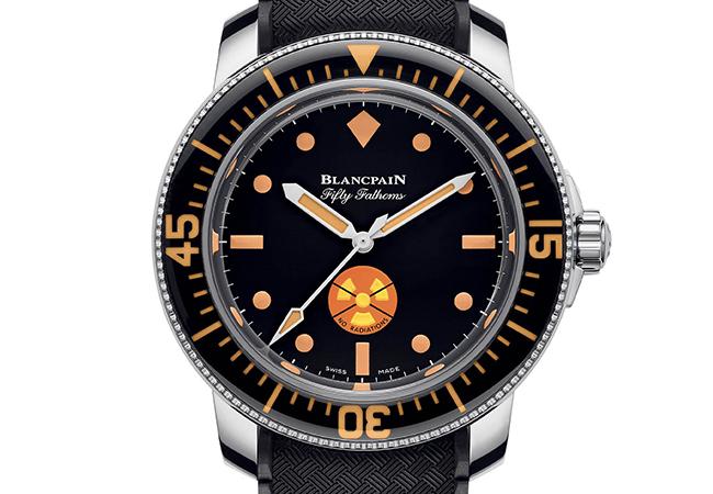 寶珀BLANCPAIN Tribute To Fifty Fathoms No Rad For Only Watch五十噚無輻射腕錶