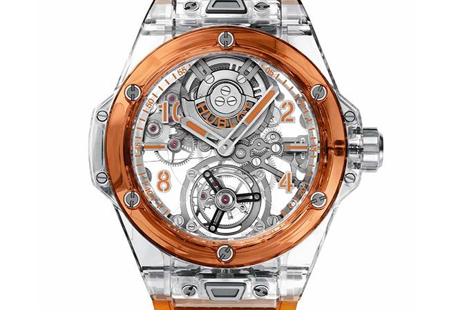 宇舶HUBLOT Big Bang Tourbillon Only Watch水晶陀飛輪