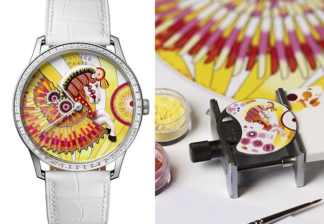 愛馬仕Slim D'Hermès La Source De Pégase工藝腕錶