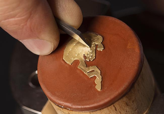 愛馬仕Slim D'Hermès La Source De Pégase工藝腕錶