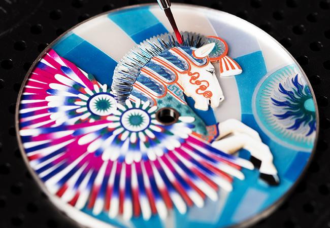愛馬仕Slim D'Hermès La Source De Pégase工藝腕錶