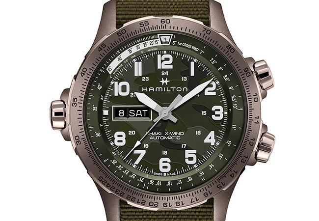 漢米爾頓Khaki Aviation卡其航空系列X-Wind Day Date腕錶