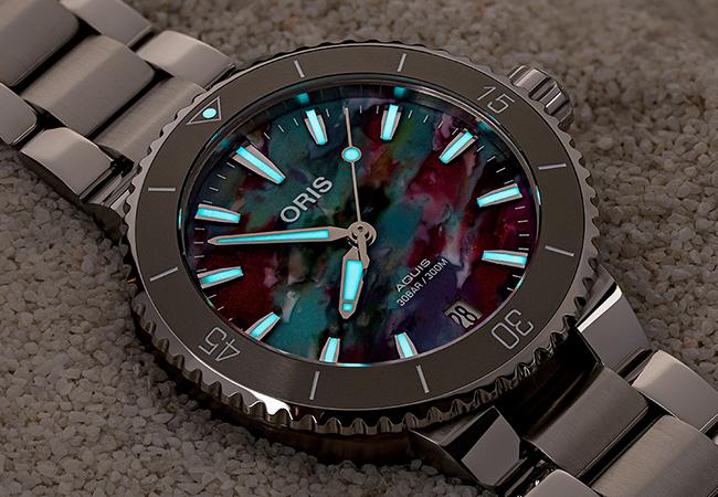 豪利時Aquis Upcycle日期錶