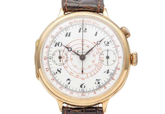 MINERVA Single-Button Chronograph計時碼錶