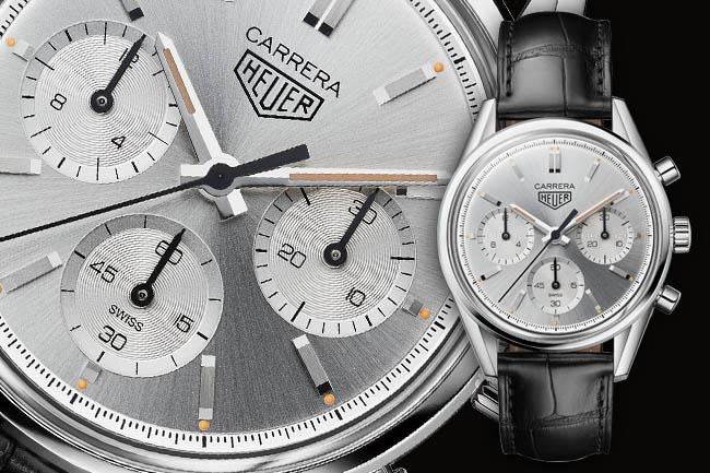 TAG HEUER泰格豪雅Carrera H02 160週年銀色限量自動計時腕錶