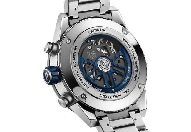 TAG HEUER泰格豪雅Carrera H02T藍色陀飛輪腕錶COSC