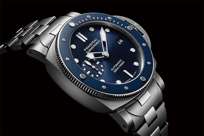 沛納海Submersible Blu Notte專業潛水腕錶