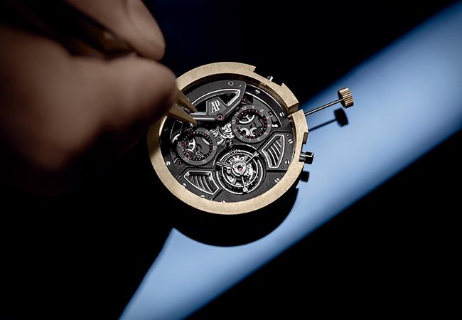 AUDEMARS PIGUET愛彼皇家橡樹離岸型飛行陀飛輪自動上鍊計時碼錶