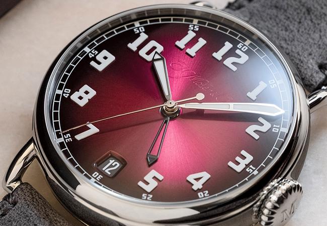 亨利慕時H. MOSER & CIE. Heritage傳承者兩地時間腕錶