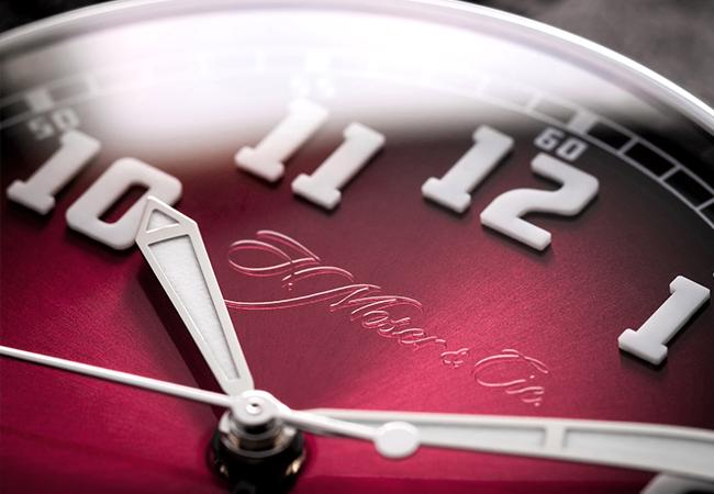 亨利慕時H. MOSER & CIE. Heritage傳承者兩地時間腕錶