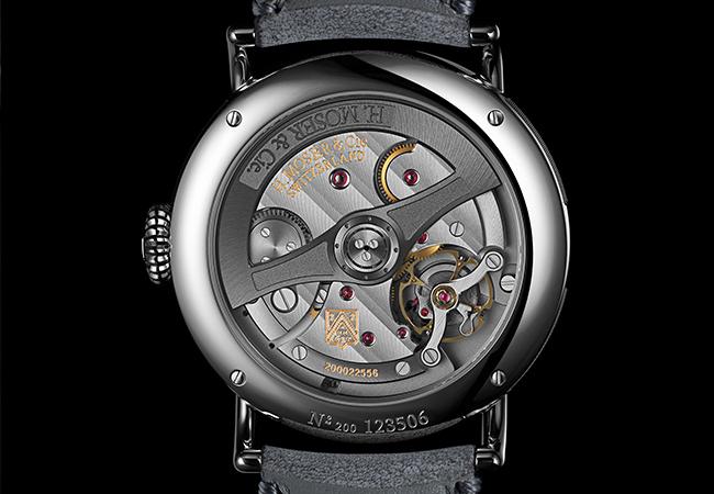 亨利慕時H. MOSER & CIE. Heritage傳承者兩地時間腕錶