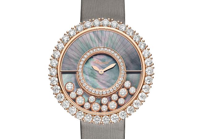 蕭邦CHOPARD Happy Diamonds雙圈錶帶腕錶
