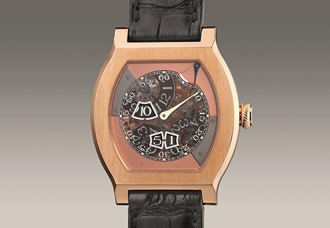 F.P. Journe「Vagabondage III」限量版玫瑰金半鏤空腕錶