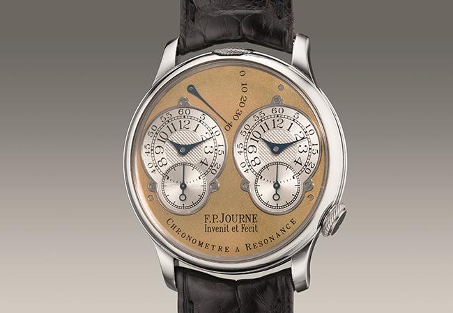 F.P. Journe「Chronomètre à Resonance」鉑金兩地時區腕錶