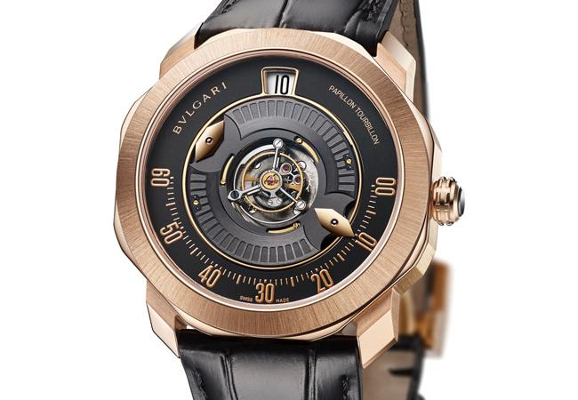 寶格麗Octo Roma Central Tourbillon Papillon蝴蝶中置陀飛輪腕錶