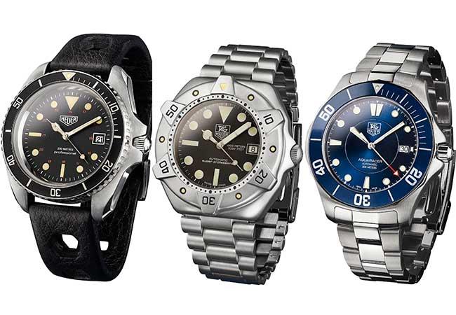 TAG HEUER泰格豪雅Aquaracer Professional 300米844復刻限量自動潛水錶