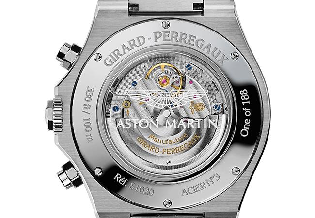 芝柏GIRARD-PERREGAUX Laureato桂冠系列阿斯頓馬丁特別版計時腕錶